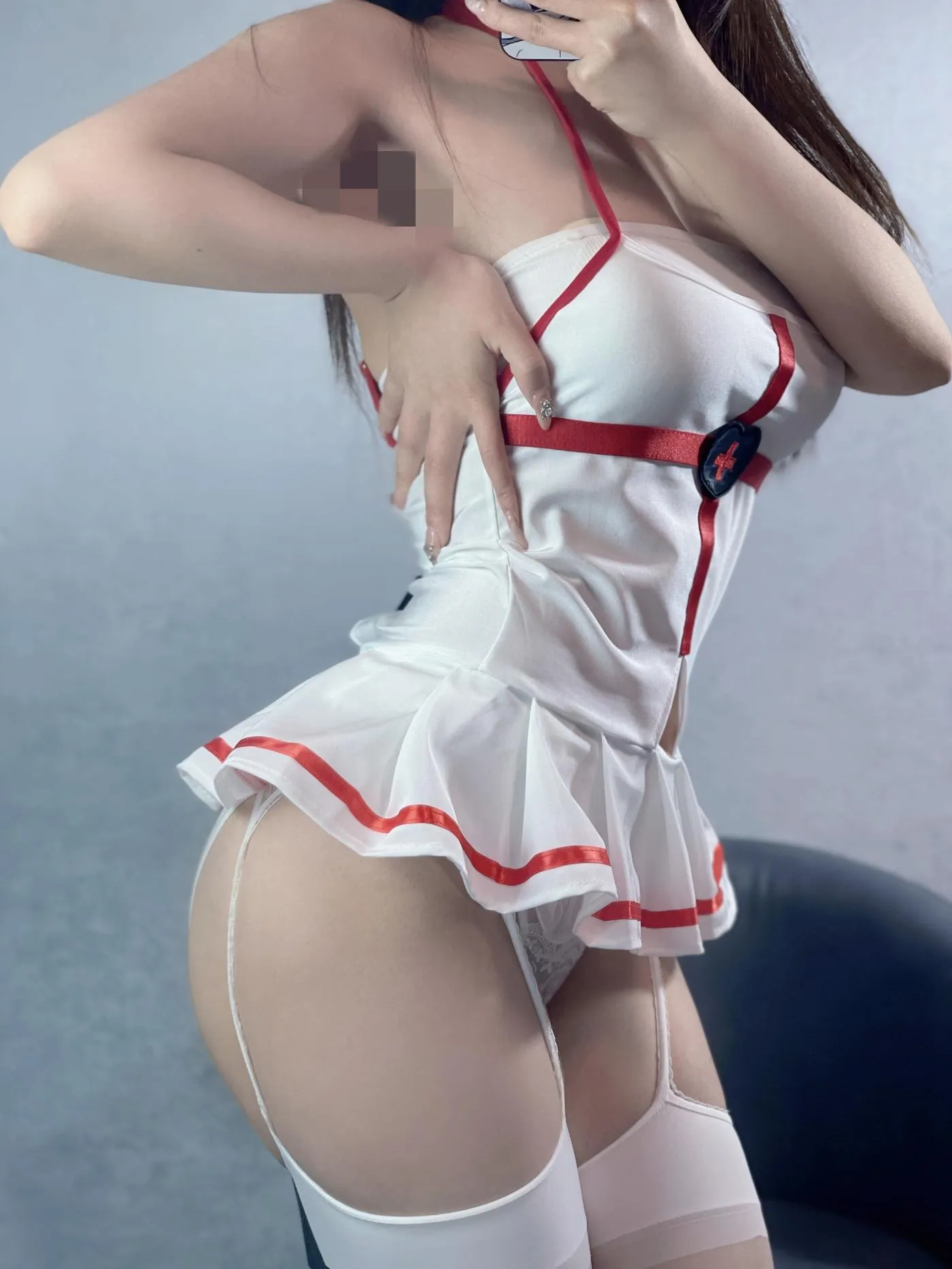桃沢樱呀 – NO.01 白丝护士 [51P]插图1